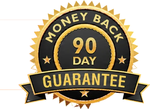 90 day money-back guarantee